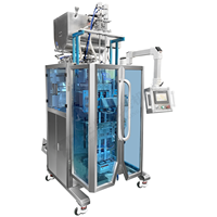 Machine d'emballage automatique multi-voies à commande servo pour le scellage de bâtonnets de mayonnaise liquide, applicable à diverses pâtes et liquides