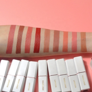 Bán buôn chuyên nghiệp làm cho thương hiệu riêng của bạn Kem Matte son môi nhãn hiệu riêng không thấm nước mỹ phẩm Lip trang điểm <span class=keywords><strong>Vegan</strong></span> son môi - Product Image 1