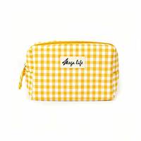 Tas Kosmetik Resleting Custom Logo Fashion, Pouch Perawatan Kulit untuk Perjalanan, Tas Makeup Cantik untuk Mengorganisir Perlengkapan Kecantikan