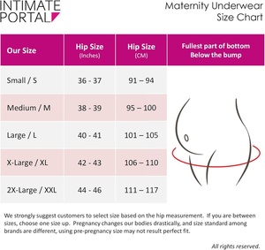Culottes de grossesse Intimate Portal |   <span class=keywords><strong>Nid</strong></span> douillet post-partum |   Coton pour femmes, motif uni - Product Image 6