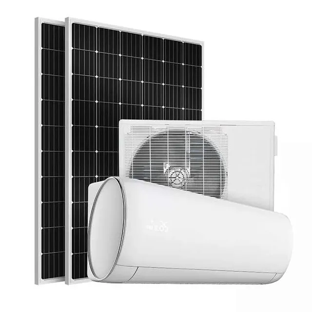 Di alta qualità 12000BTU Smart a parete AC DC ibrido solare Split condizionatore d'aria per la casa RV uso Hotel con connettività Wifi