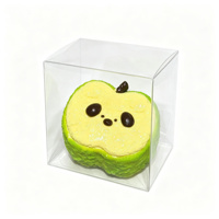 Ensemble de jouets en silicone souple sur le thème des chiens Apple pour enfants de 5 à 7 ans, animaux de compagnie Kawaii, anti-stress à remontée lente, vente en gros