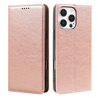 Étui portefeuille magnétique en cuir pour iPhone Air, compatible avec les modèles 18, 17, 16 Pro Max, 16e, 14 Plus, 15 NFC – En stock