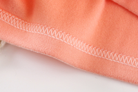 T-shirt à manches longues pour filles, en tissu doux et chaud, motif cœur, bordure en dentelle, haut décontracté mignon pour l'automne