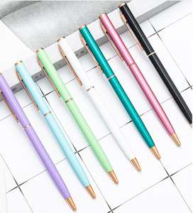 ปากกาลูกลื่นโลหะแบบหมุนสีสันสดใส ของขวัญส่งเสริมการขาย พร้อมโลโก้ตามสั่ง - Product Image 2