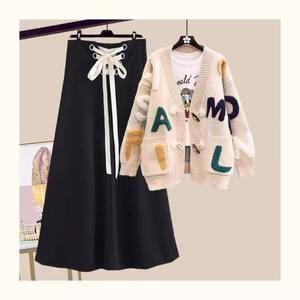 Maglione con logo personalizzato maglione Casual cappotto maglione spesso stile <span class=keywords><strong>oversize</strong></span> <span class=keywords><strong>Cardigan</strong></span> da <span class=keywords><strong>donna</strong></span> con bottone corno - Product Image 5