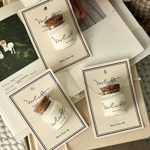 Bougie en cire de soja d'aromathérapie faite à la main, coulée à la main, dans un bocal en verre, échantillon de parfum, format voyage, luxe, ambiance, parfum d'essai, cadeau, photo - Product Image 2