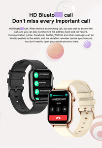 T95 montre intelligente 1.99 pouces HD grand écran Jyou Pro App BT appel musique véritable oxygène sanguin pour hommes femmes Android IOS T95 Smartwatch - Product Image 4