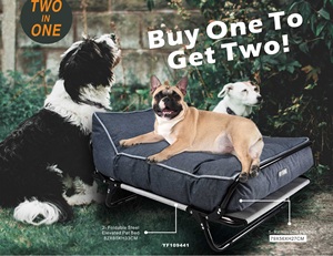 Wasserdicht Abnehmbare Faltbare 2 in 1 Erhöhten <span class=keywords><strong>Pet</strong></span> Hund Bett - Product Image 2