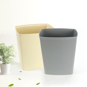 Contenedores de basura ignífugos, rectangulares grises con apertura cuadrada, disponibles en stock; respetuosos con el medio ambiente para residuos urbanos - Product Image 1