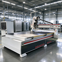 Machine de gravure MEOKON 2130 ATC à changement d'outil linéaire 8-12, routeur CNC pour le fraisage du bois/MDF/acrylique pour la fabrication de meubles