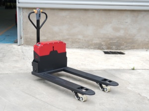 Transpalette Électrique 1,5T avec Batterie Plomb-Acide, Pneus Pleins et Mât Monophasé pour le Chargement en Usine - Product Image 6