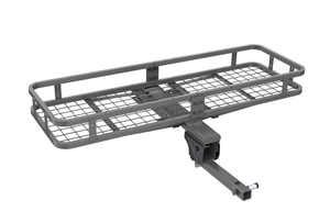 Porte-bagages en fer robuste monté sur l'attelage arrière Plateau <span class=keywords><strong>de</strong></span> <span class=keywords><strong>toit</strong></span> <span class=keywords><strong>de</strong></span> voiture Porte-vélo Panier à bagages avec une capacité <span class=keywords><strong>de</strong></span> 150kg pour les bagages <span class=keywords><strong>de</strong></span> voiture - Product Image 2