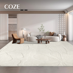<span class=keywords><strong>Tapis</strong></span> moderne en boucle style crème pour salon, fait main sur mesure, haut de gamme, luxueux, écologique et antidérapant - Product Image 6