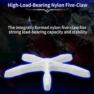 Chaise de jeu moderne réglable en cuir PU, chaise de bureau pivotante confortable, rotative pour la maison, utilisation en cybercafé, vente en gros - Product Image 5