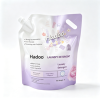 Sachets de recharge personnalisés en gros pour détergent liquide lessive 1L 2L 3L pour le nettoyage domestique