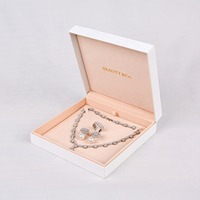 Jinsky Factory Großhandel Benutzer definiertes Logo Weiß Hochwertige Schmucks cha tulle Anhänger Ohrringe Armband Halskette Ring Schmucks cha tulle