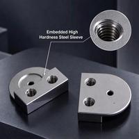 Adaptateur en aluminium de type D, aluminium pur, connecteur de borne à courant élevé 280A pour borne de poteau de grande taille