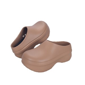 Zuecos de Chef para Hombre, Suela Gruesa, Punta Cerrada, Negros, Impermeables, Antideslizantes, Zapatos Casuales, Altura del Tacón 2-3cm, Estilo Simple para Parejas - Product Image 3