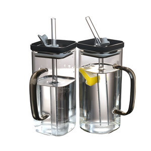 Custom Sizes Colors High Borosilicate Glass Handle Cups Fast Delivery Party Camping 250ml Coffee <b>Mugs</b> Water Coffee Drinking <b>Mugs</b> - Product Image 3