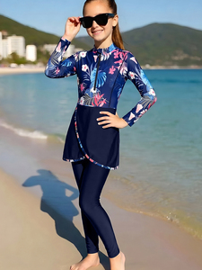 Maillots <span class=keywords><strong>de</strong></span> <span class=keywords><strong>bain</strong></span> modestes pour adolescentes musulmanes, <span class=keywords><strong>maillot</strong></span> <span class=keywords><strong>de</strong></span> <span class=keywords><strong>bain</strong></span> 3 pièces pour enfants, <span class=keywords><strong>maillot</strong></span> <span class=keywords><strong>de</strong></span> <span class=keywords><strong>bain</strong></span> couvrant entièrement la peau, protection solaire UPF50+ - Product Image 6