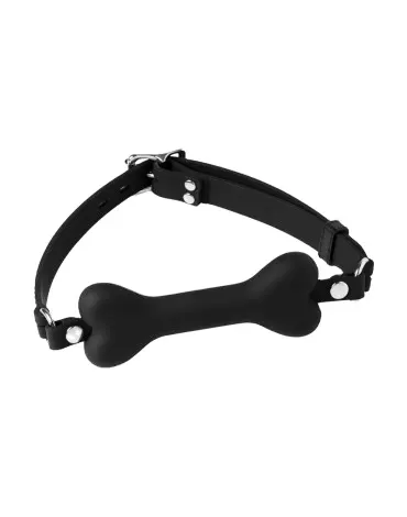 BDSM Bondage Sex Toy Silicone Mouth Gag dans le style des os pour les jeux de sexe pour adultes en matériau ABS sert de tasse de préservatif