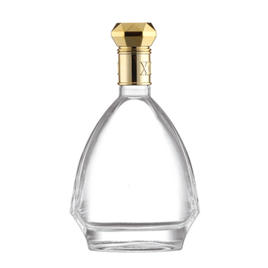 Bouteilles de <span class=keywords><strong>vin</strong></span> vides transparentes de petite taille, capacité 750 ml, en verre flint mat, pour brandy, whisky, gin, tequila, avec bouchon couronne, haute qualité - Product Image 1