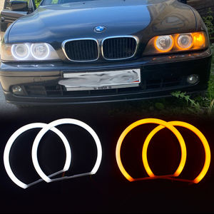 OEM 4X131MM Coton Lumière Super Lumineux LED <span class=keywords><strong>Angel</strong></span> <span class=keywords><strong>Eyes</strong></span> Halo Ring Kit pour BMW <span class=keywords><strong>E36</strong></span> E38 E39 E46 3 5 7 Series Phares Kits Canbus - Product Image 1