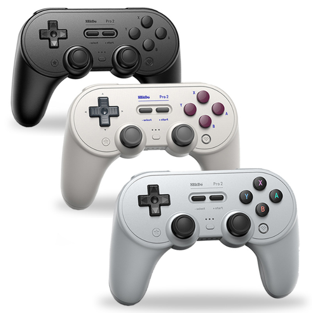 8Bitdo Pro 2 Wireless Gamepad Controller Joystick Vibration Motor Turbo Button Six-axis Gyroscope for for IOS