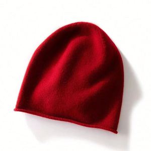 Bonnet en cachemire et laine tricoté pour l'automne et l'hiver, style décontracté, vente en gros - Product Image 2