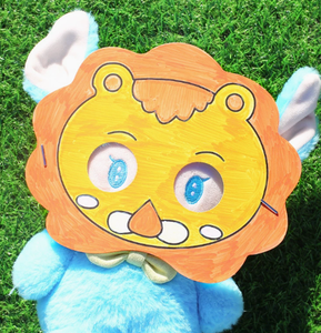 DAMAI Masque animal en papier vierge à peindre et décorer, kit de bricolage pour enfants, idéal pour fêtes, cosplay, Halloween et activités manuelles - Product Image 3