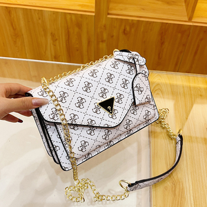 Nouveau <span class=keywords><strong>sac</strong></span> carré minimaliste à chaîne, imprimé, style vintage, <span class=keywords><strong>sac</strong></span> à bandoulière et <span class=keywords><strong>sac</strong></span> porté épaule pour femmes. - Product Image 4