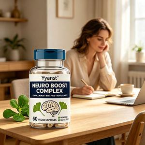 Cápsulas de Extracto de Ginkgo Herbal Natural con Empaque Personalizado al por Mayor, Fabricante OEM para Apoyo al Sueño y Salud Diaria - Product Image 1