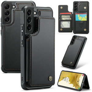 Custodia unica custodia in pelle Premium sottile posteriore per <span class=keywords><strong>Samsung</strong></span> S23 22 <span class=keywords><strong>21</strong></span> <span class=keywords><strong>Ultra</strong></span> con funzione cavalletto custodia antiurto per S23 - Product Image 1