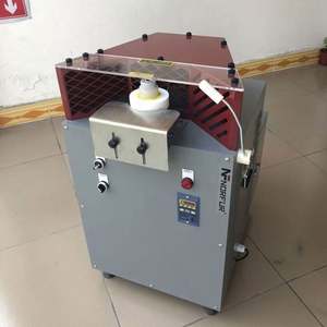 Machine semi-automatique verticale à bande pour le meulage et le polissage du cuir, machine de meulage et de nettoyage du cuir à un seul côté - Product Image 2