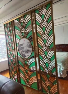 Outdoor Metal Privacy <b>Screen</b> Model&Contemporary Design Easy to Install - Product Image 4