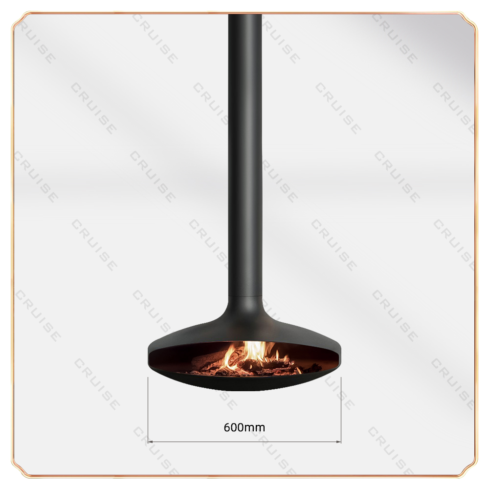 UFO - wood-burning fireplace-600mm
