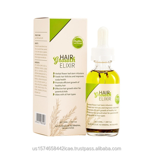 Huile capillaire sans rinçage 50ml anti-chute et stimulante la croissance, à l'extrait de romarin et vanille, éclaircissante et hydratante, pour le visage et les lèvres - Product Image 2