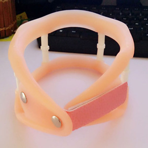Attelle de cou en silicone, taille unique, réglable en hauteur, respirante, soutien cervical pour la santé et le massage - Product Image 1