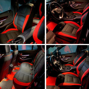Housses de siège de voiture en cuir de luxe sur mesure pour Mercedes Benz GLC SUV, couverture intégrale à 360°, pour 7 places, toutes saisons, garantie 1 an - Product Image 2