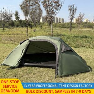Carpa de Camping y Glamping de Una Habitación, Impermeable, Ecológica, para Todas las Estaciones, de Poliéster 190T de Doble Capa, 1500-2000 mm, Compatible con OEM/ODM - Product Image 2