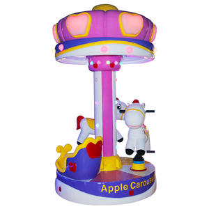 Carrusel eléctrico de 3 asientos para <span class=keywords><strong>centro</strong></span> <span class=keywords><strong>comercial</strong></span>, paseo en carrusel de dibujos animados para niños - Product Image 3