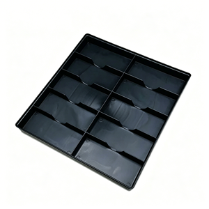 ถาดบรรจุภัณฑ์แบบป้องกันไฟฟ้าสถิตย์สำหรับแผงวงจรพิมพ์ (PCB) รุ่น Heavy Duty พร้อมเซลล์นำไฟฟ้าที่ช่วยในการจัดการชุดสาย AV - Product Image 3