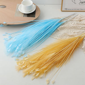 Fleurs artificielles décoration de mariage fleurs artificielles feux d'artifice coloré paon herbe décoration intérieure - Product Image 4