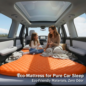 Colchón de Aire <span class=keywords><strong>para</strong></span> Auto Tesla Model Y, Ajustable y Portátil, de 10 cm de Grosor, <span class=keywords><strong>para</strong></span> Camping, Venta al Por Mayor OEM - Product Image 4