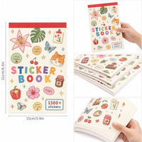 Autocollants décoratifs coréens personnalisés, autocollants mignons réutilisables, fabricant de livres d'autocollants avec papier de support