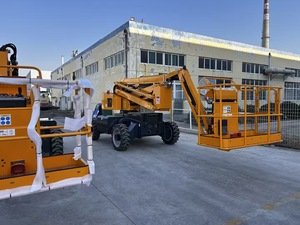 Гидравлический электрический подъемник-вышка с выдвижной стрелой, 10 м высота подъема, на прицепе/грузовике, шарнирно-сочлененная рабочая платформа, автовышка - Product Image 4