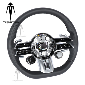 Volante in Pelle Completo per <span class=keywords><strong>Mercedes</strong></span> Benz AMG, Nuovo Volante OLED per S223 C206 232 E213 W223 E63 S63 G63 GTS - Product Image 5