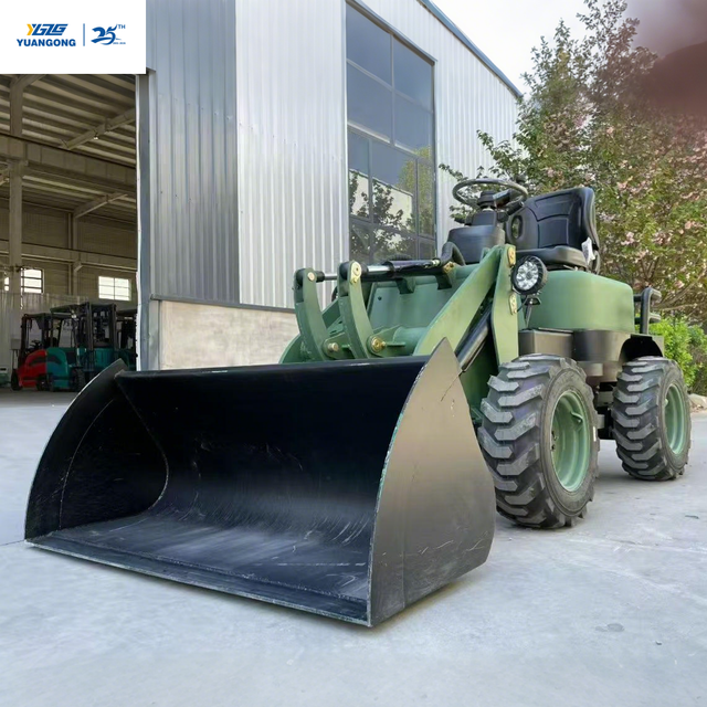 YGZG High-Performance E-Loader 1Ton Capacity Enhances Productivity in Bulk Material Transport farm garden Electric Loader
