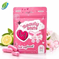 Capsules 4-en-1 de Glutathion, Collagène, Vitamine C et Garcinia Cambogia, 30 unités, Éclat et Antioxydant, Marque Privée OEM ODM pour Vendeurs FBA